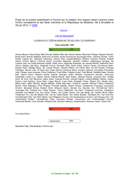 Projet de loi portant assentiment à l`Accord sur la