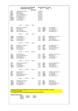 Calendrier D2D