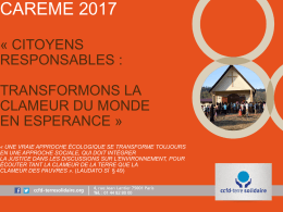 careme 2017 - Les blogs du CCFD