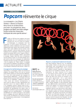 Popcorn réinvente le cirque - Mairie de Dammarie-Les-Lys