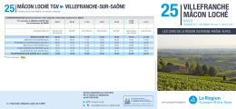 Fiche horaire ligne 25