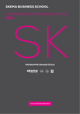 Pr&eacute;sentation du concours AST