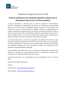 Texte en français.