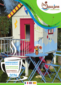 Guide h&eacute;bergements 2016 - Office de tourisme de Saujon