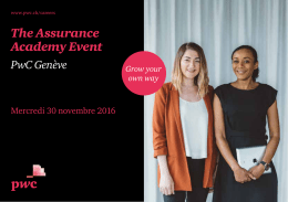 The Assurance Academy Event