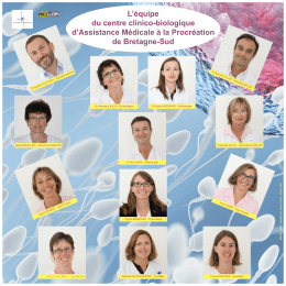 Trombinoscope de l`&eacute;quipe - Centre Hospitalier de Bretagne sud