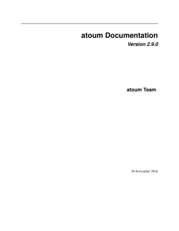 atoum Documentation