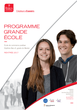 PROGRAMME GRANDE ÉCOLE