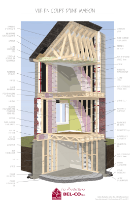 Vue en coupe maison std