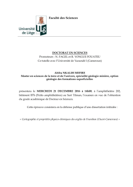 annonce - Facult&eacute; des Sciences