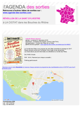 Imprimer - Agenda des sorties