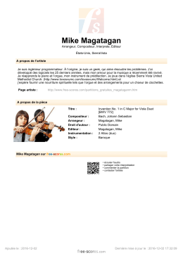 Invention No. 1 in C Major for Viola Duet [BWV 772] - Free