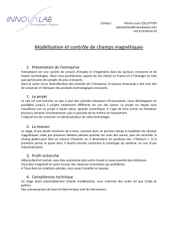 Modélisation et contrôle de champs magnétiques