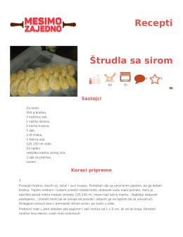 Preuzimanja - Mesimo Zajedno