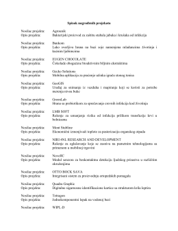 Spisak nagrađenih projekata Nosilac projekta: Agrounik Opis