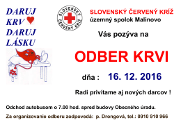 Odber krvi