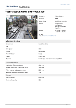 Ťažk&yacute; s&uacute;struh WMW DXP 4000/6300