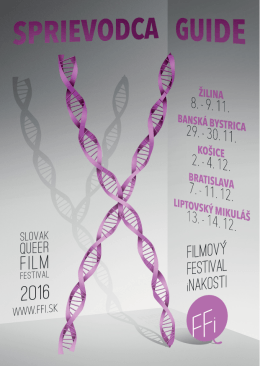 Sprievodca FFi 2016 - Filmov&yacute; festival inakosti