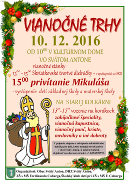 1500 privítanie Mikuláša