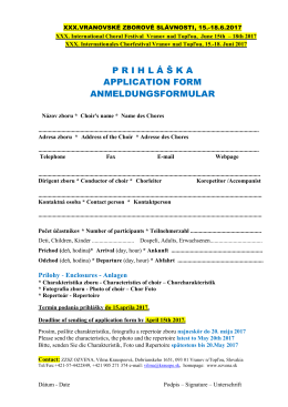 Application Form