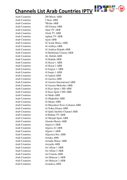 Arab Countries - IPTV