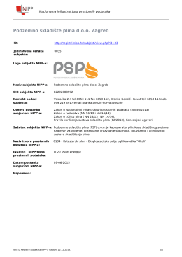 Ispis iz Registra subjekata NIPP-a - Registri NIPP-a