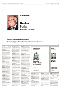 Darko Šoša - Oslobođenje