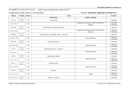 Izvedbeni plan