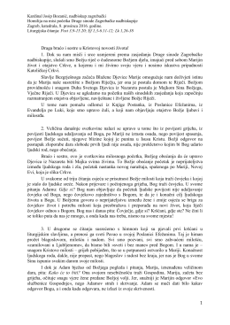 1 Draga braćo i sestre u Kristovoj novosti života!