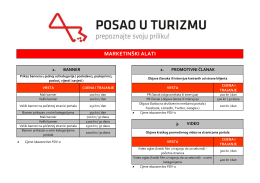 MARKETINŠKI ALATI