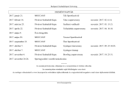 letöltése - Budapesti Szabadidősport Szövetség