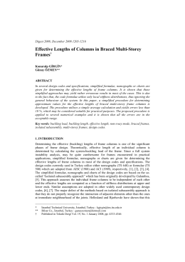 Effective Lengths of Columns in Braced Multi