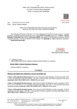 Enver YILMAZ B&uuml;y&uuml;kşehir Belediye Başkanı G&Uuml;NL&Uuml;D&Uuml;R Sayı