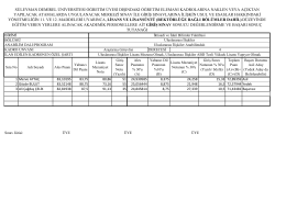 sınav sonuç belgesi SON.xlsx - Süleyman Demirel Üniversitesi