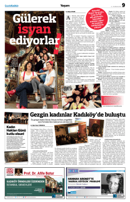 Gezgin kadınlar Kadıköy`de buluştu