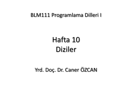 Türkçe - Caner ÖZCAN