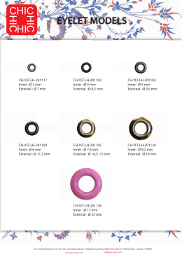 eyelet models - Chic Textile