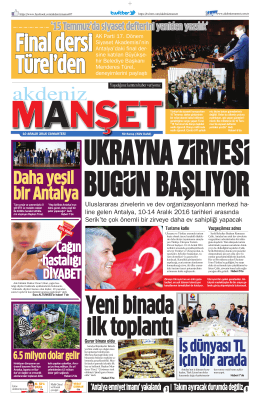 Daha yeşil bir Antalya