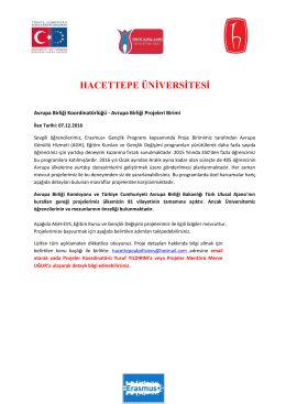 Hacettepe &Uuml;niversitesi Avrupa Birliği Ofisi