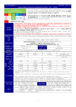 집합투자기구의 개요