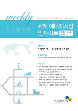 현안분석 주간포커스 주요단신