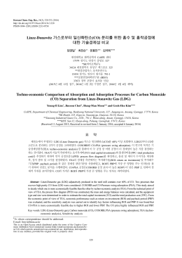 (CO) Separation from Linze-Donawitz Gas (LDG)