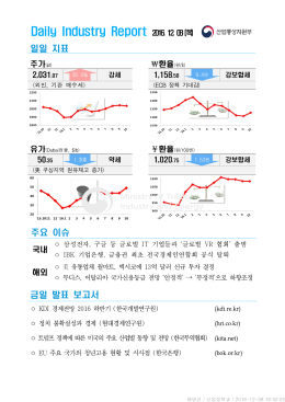 Daily Industry Report 2016. 12. 08(목)