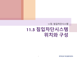 분산 침입차단시스템