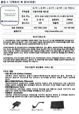 붙임 1. 디렉토리 북 양식(국문)