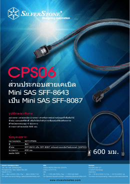 ส่วนประกอบสายเคเบิล Mini SAS SFF-8643 เป็น Mini SAS