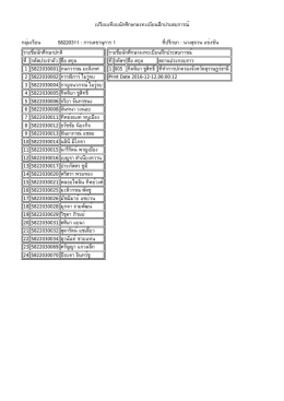 เปรียบเทียบนักศึกษาลงทะเบียนฝึกประสบการณ์ ก