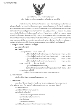 ประกาศรับสมัคร