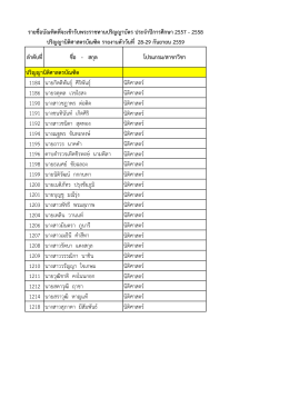 ปริญญานิติศาสตรบัณฑิต 1184 นายกิตติพันธุ์ ศิริพ