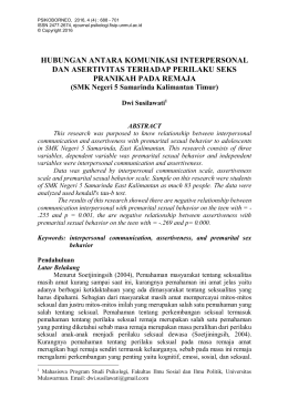 hubungan antara komunikasi interpersonal dan